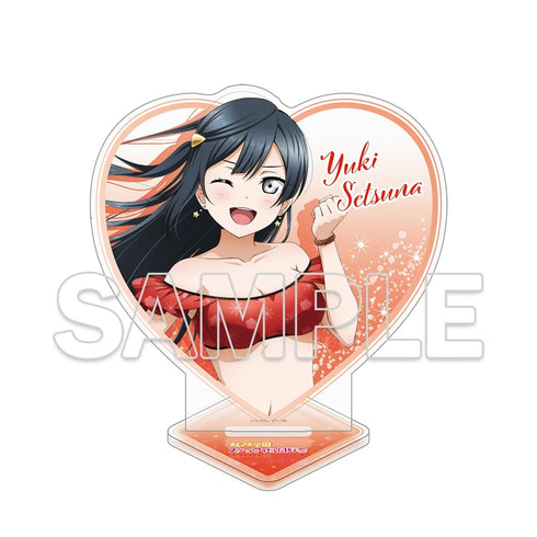 『ラブライブ!虹ヶ咲学園スクールアイドル同好会』ハート型ラメ入りアクリルスタンド 優木せつ菜